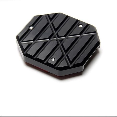 Frame Forks Universal Scooter Motorcycle Bike Kickstand Extender Foot Side Stand Extension Pad Support Plate Anti-skid Enlarged Base(Red) in Kuwait