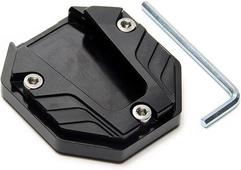 Frame Forks Universal Scooter Motorcycle Bike Kickstand Extender Foot Side Stand Extension Pad Support Plate Anti-skid Enlarged Base(Red) in Kuwait