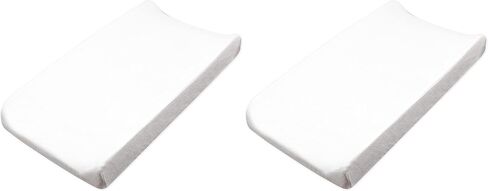 HonestBaby unisex baby Organic Cotton Changing Pad Cover and Toddler Sleepers, Bright White, One Size US in Saudi Arabia