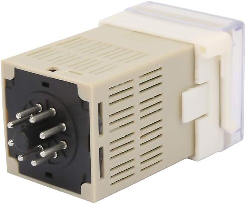 DH48J-8A LCD مرحل العداد الإلكتروني الرقمي 0-999900 مرحل تأخير الوقت لورش إنتاج المصنع (24VAC/DC) in Kuwait