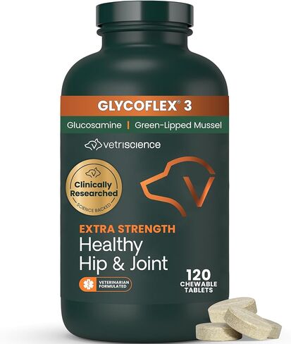 VETRISCIENCE GlycoFlex 3 دعم الورك والمفاصل للكلاب، أقراص قابلة للمضغ in Saudi Arabia