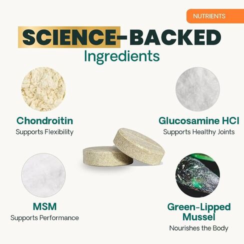 VETRISCIENCE GlycoFlex 3 دعم الورك والمفاصل للكلاب، أقراص قابلة للمضغ in Saudi Arabia