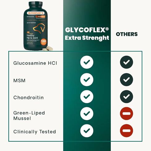 VETRISCIENCE GlycoFlex 3 دعم الورك والمفاصل للكلاب، أقراص قابلة للمضغ in Saudi Arabia