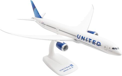 Sky Marks Flight United 787-10 1/200 نموذج طائرة مناسب للقياس مع تصميم مثالي للأعمار من 14 عامًا فما فوق in Kuwait