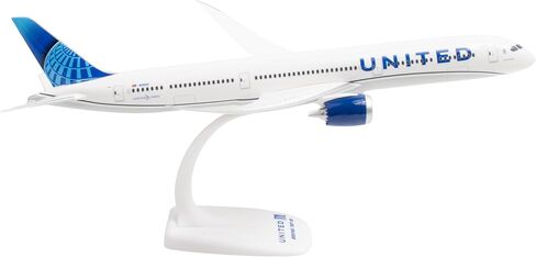 Sky Marks Flight United 787-10 1/200 نموذج طائرة مناسب للقياس مع تصميم مثالي للأعمار من 14 عامًا فما فوق in Kuwait