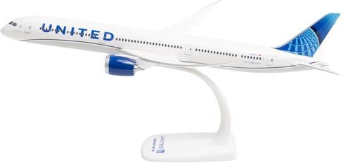 Sky Marks Flight United 787-10 1/200 نموذج طائرة مناسب للقياس مع تصميم مثالي للأعمار من 14 عامًا فما فوق in Kuwait