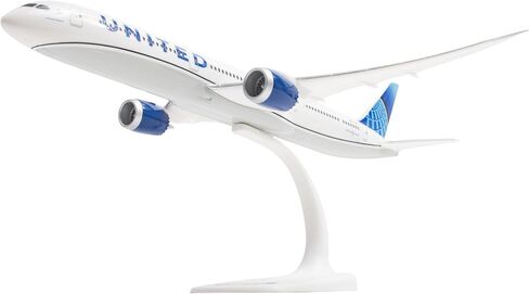 Sky Marks Flight United 787-10 1/200 نموذج طائرة مناسب للقياس مع تصميم مثالي للأعمار من 14 عامًا فما فوق in Kuwait