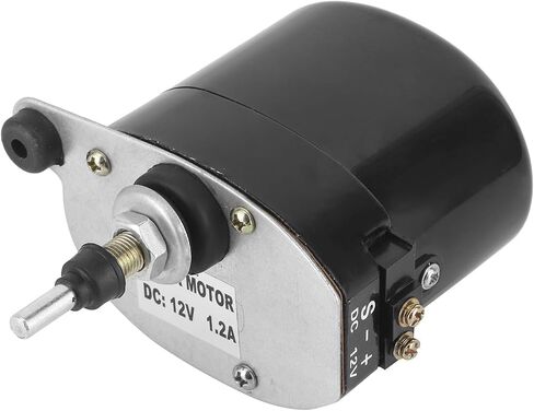 12V Windshield Wiper Motor Replacement 01287358 7731000001 HIGH Performance Durable ABS Iron Black for Tractor in Saudi Arabia