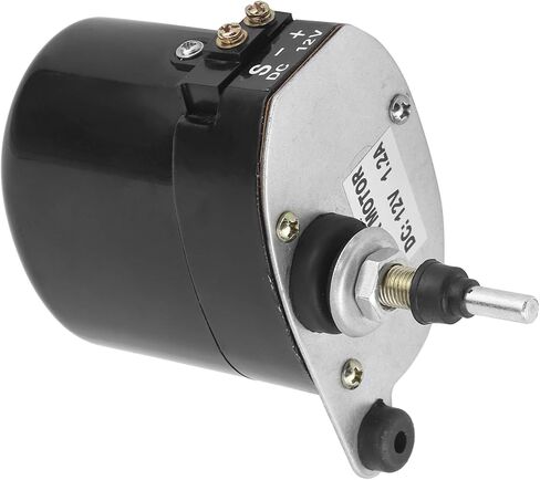 12V Windshield Wiper Motor Replacement 01287358 7731000001 HIGH Performance Durable ABS Iron Black for Tractor in Saudi Arabia