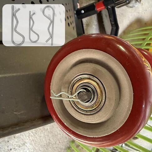 16 Pcs Heavy Duty Cotter Pins,Hitch Pins Clip R Clips Spring Retaining Wire Hair Pins Kotter Pin Strong Spring Tension Large Hardware Pins for Trailer Tractors Mower Carts Truck Pin Clip M3x65mm in Saudi Arabia