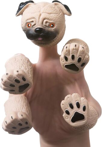 مجموعة عرائس الأصابع من أكيلو، دعائم مسرح عرض عرائس الحيوانات، ألعاب مبتكرة هدايا أشياء غريبة (السنجاب والقط) in Kuwait