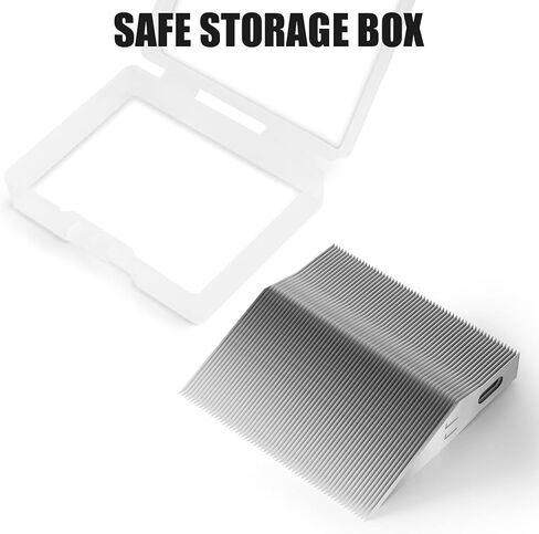 JTIEO 60 قطعة من شفرات السكاكين الدقيقة المصنوعة من الفولاذ الكربوني العالي #11 شفرات سكاكين هواية بديلة تعمل على إعادة ملء الشفرات الفنية مع حقيبة تخزين شفرة Exacto للفنون والحرف اليدوية وسجلات القصاصات والاستنسل in Kuwait