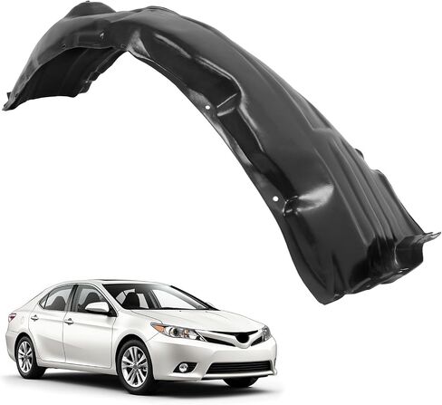 ECOTRIC Front Right Fender Liner Compatible with 2012-2014 Toyota Camry Replace for 5387506120 TO1249160 Inner Wheel Liner Splash Passenger Side in Saudi Arabia