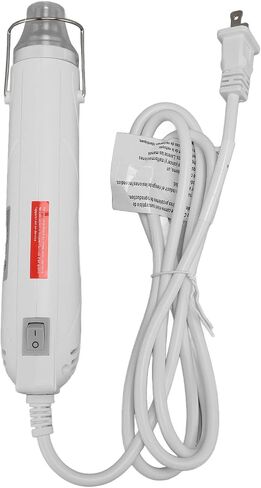 Heat Gun Dual Temperature Professional Heat Tool Mini Handheld Heat Air Gun With 5.7ft Long Cable, Embossing Shrink Packaging Paint Crafts Electronics for Polymer Clay DIY in Saudi Arabia