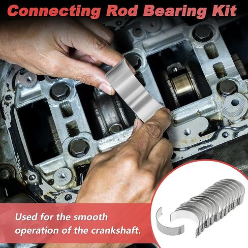 16 قطعة محمل قضيب التوصيل مجموعة لكرايسلر 300 ل دودج تشالنجر ل جيب كوماندر ل رام 1500 2500 محرك قضيب محمل عدة رقم RB1160/84960P in Kuwait