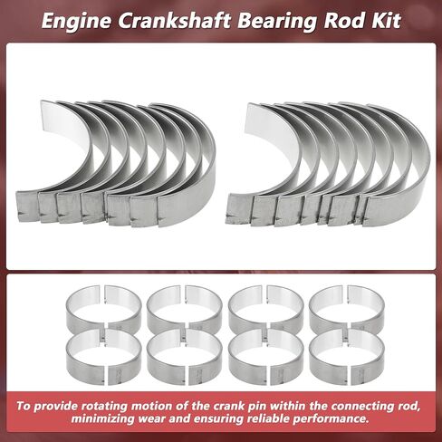 16 قطعة محمل قضيب التوصيل مجموعة لكرايسلر 300 ل دودج تشالنجر ل جيب كوماندر ل رام 1500 2500 محرك قضيب محمل عدة رقم RB1160/84960P in Kuwait