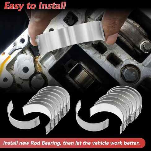 16 قطعة محمل قضيب التوصيل مجموعة لكرايسلر 300 ل دودج تشالنجر ل جيب كوماندر ل رام 1500 2500 محرك قضيب محمل عدة رقم RB1160/84960P in Kuwait