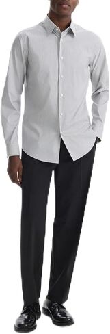 Theory Men's Sylvain Shirt in Structure Knit in Saudi Arabia