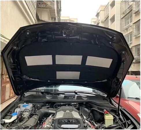 قطن عازل للصوت للمحرك، متوافق مع VW Touareg 2011-2017 Tthermal العزل القطني عزل الصوت وسادة العزل الحراري القطنية المعدلة (TypeA) in Kuwait