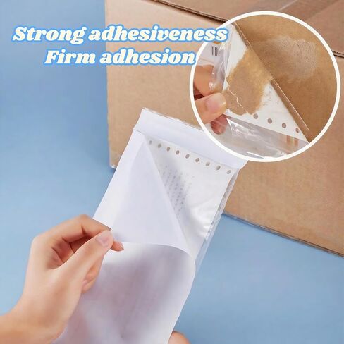 200 قطعة من أظرف قائمة التعبئة الشفافة مقاس 6.7 بوصة × 10 بوصة، وأكياس التعبئة ذاتية اللصق، وحقيبة شحن مقاومة للماء وحقائب مغلقة لتعبئة الملصقات البريدية/الفاتورة/الأكمام in Kuwait