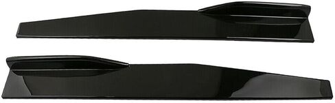 قطعتان من التنورة الجانبية لجسم السيارة العالمية، مجموعة ممتص الصدمات للناشر وينجليت، أسود، CA194 in Kuwait