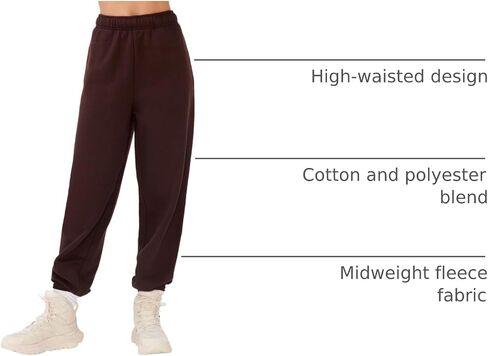 KUT & SO Womens Oversized Sweatpants – Premium Midweight Fleece Joggers – Cozy Loungewear Boyfriend Fit in Saudi Arabia