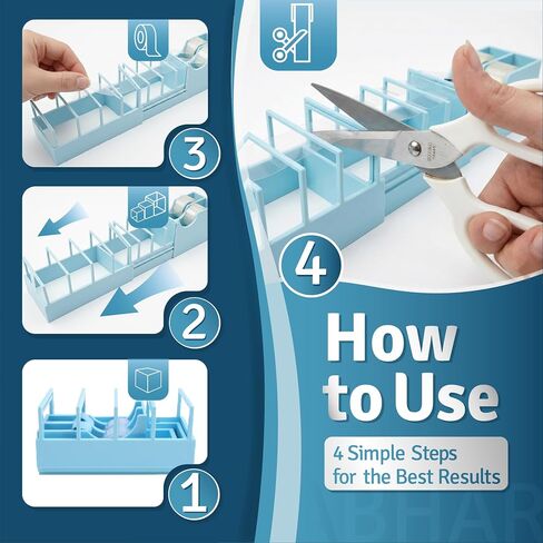 Double Tapes Dispenser 18 Tape Strips in Second Elegant Packaging for Unique Christmas Gift Heavy Duty Cutter Tools Effortless Compact Craft Paper Wrap Gadgets Office Desk Supplies in Saudi Arabia