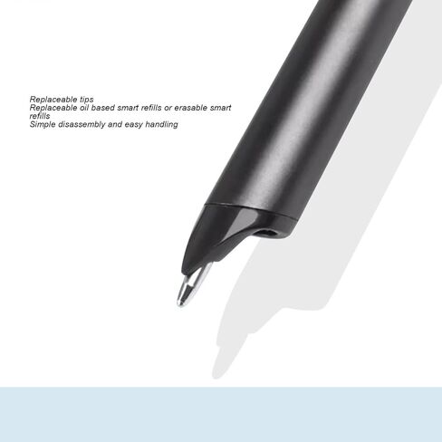 Yoidesu Digital Notebook with Smart Pen Real Time Sync Bluetooth Writing Set OCR Text Conversion for Android for iOS Note Taking Drawing Wireless Smart Writing Pad (Gray) in Saudi Arabia