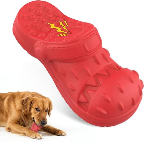 IZETIANZHE Indestructible Dog Toys, Dog Toys for Aggressive Chewers, Tough Durable Dog Chew Toys for Medium/Large Dogs/Heavy Duty Dog Toys (Slipper-Blue) in Kuwait