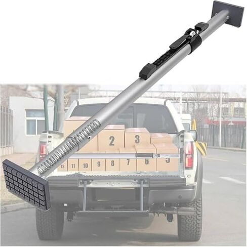 Heavy-Duty Adjustable Cargo Ratchet Bar Set - Non-Slip Truck Bed Divider for Pickup Trucks & SUVs - 87-Inch Load Management Poles (2-Pack) for Secure Transport in Saudi Arabia