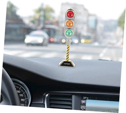 ديكور إشارة المرور الصغيرة من OUNONA، زخرفة ضوء إشارة المرور LED لتزيين غرفة السيارة الداخلية in Saudi Arabia
