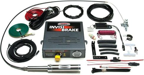 مجموعة قضيب السحب Roadmaster Nighthawk واللوحة الأساسية مع مجموعة أسلاك الصمام الثنائي الذكية لمصابيح LED ونظام الكبح غير المرئي يناسب 2021-2024 Bronco مع مصد معدني | يشتمل على ملصق مائي in Saudi Arabia
