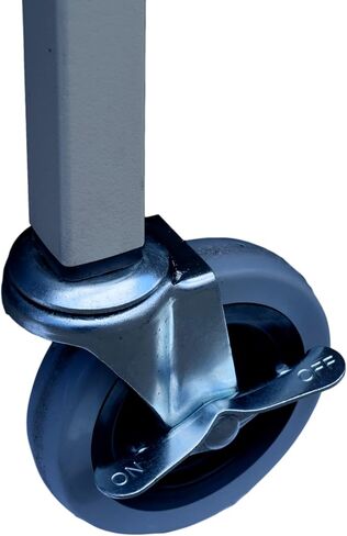 Omnimed Style American Made Extra Wide Open Chart Rack, 2 Tier (30 Capacity), Light Gray in Saudi Arabia