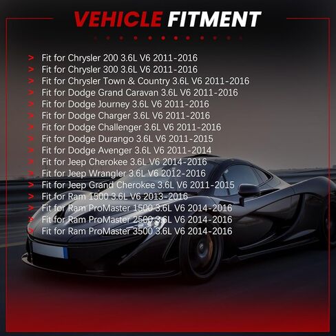 Left Right Camshaft Rocker Arms Lifters 3.6L Fit For Grand Caravan 2011-2016 for Grand Cherokee 2011-2015 for Ram 1500 13-16 with Timing Chain Kit Oil Water Pump for Durango Journey in Kuwait