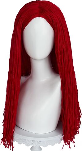 ANOGOL Wig Cap+ Long Black Wig Straight Wig For Family Halloween Costumes For Women Long Black Hair Wig Peluca Negra Recta For Halloween Party Movie Cosplay Wig Straight Black Wig For Anime Wig in Kuwait