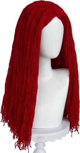 ANOGOL Wig Cap+ Long Black Wig Straight Wig For Family Halloween Costumes For Women Long Black Hair Wig Peluca Negra Recta For Halloween Party Movie Cosplay Wig Straight Black Wig For Anime Wig in Kuwait