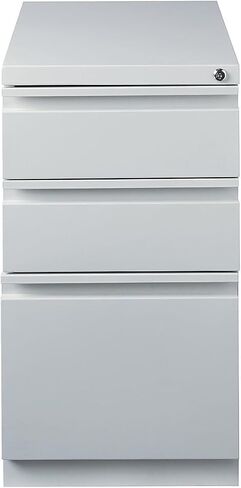 STAPLES 3-Drawer Vertical File Cabinet, Locking, Gray, 22.88-inch D, 2/Pack (ST60427-CCVS) in Saudi Arabia