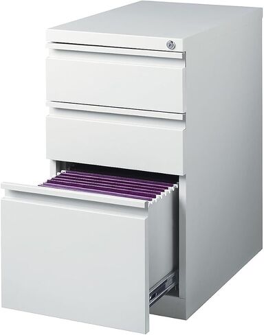 STAPLES 3-Drawer Vertical File Cabinet, Locking, Gray, 22.88-inch D, 2/Pack (ST60427-CCVS) in Saudi Arabia