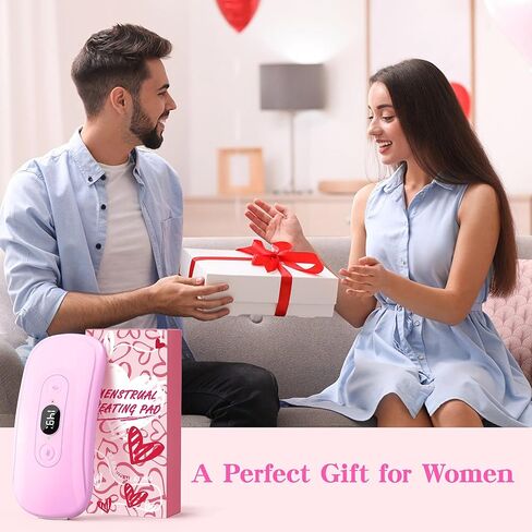 وسادة التدفئة المحمولة لتشنجات الفترة: مؤقت من 30 إلى 60 دقيقة، 6 مستويات للحرارة و6 أوضاع للاهتزاز، وسادة تسخين كهربائية لاسلكية لتخفيف آلام الظهر، وسادة تدفئة للحيض باللون الوردي in Kuwait