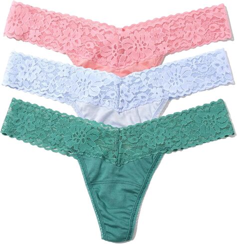 Hanky ​​Panky Women's 3 Pack Dreamease Low Rise Thongs in Saudi Arabia