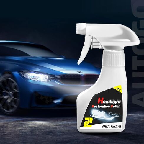 Automotive Headlight Restoration Kits, Headlamp Repair Kits,Car Light Polisher Cleaning Kits Ceramic Coating Spray Shiny Stuff,Only for Headlight Cleaner Polishing in Saudi Arabia