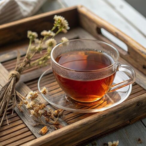 J Mac Botanicals، عشبة إشنسا العضوية ومنخل (16 أونصة) إشنسا بوربوريا، ردة الذرة الأرجوانية العضوية، منقوع شاي إشنسا، شاي ردة الذرة in Kuwait