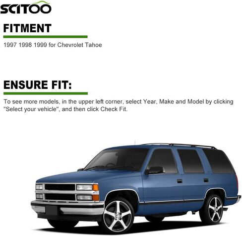 SCITOO 1 X Remotes Key Fob for Chevy for Astro for Tahoe for Suburban 1500 for GMC for Yukon for Jimmy for Sonoma 1997-2002 16245100-29 ABO1502T 16207901-5 in Saudi Arabia
