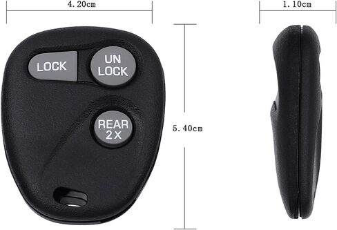 SCITOO 1 X Remotes Key Fob for Chevy for Astro for Tahoe for Suburban 1500 for GMC for Yukon for Jimmy for Sonoma 1997-2002 16245100-29 ABO1502T 16207901-5 in Saudi Arabia