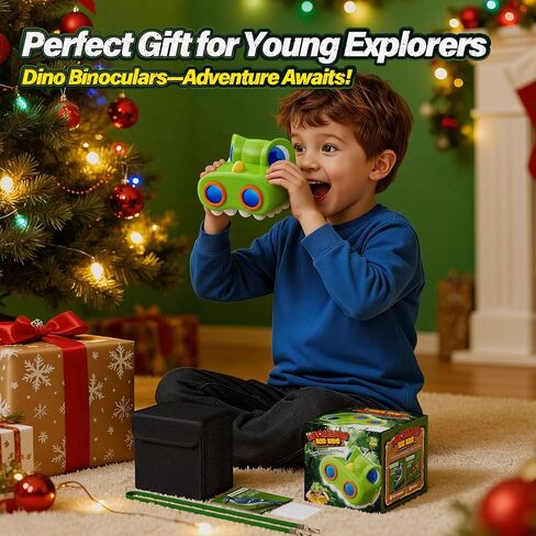 ألعاب الديناصورات للأولاد من سن 3 إلى 12 سنة، مناظير ديناصورات مع بوصلة ودليل مشاهدة الطيور، 3 4 5 6 7 8 9 10 11 12 سنة، ألعاب للأولاد بعمر 12 سنة، استكشاف التخييم في الهواء الطلق، حشوات تخزين للأطفال in Kuwait