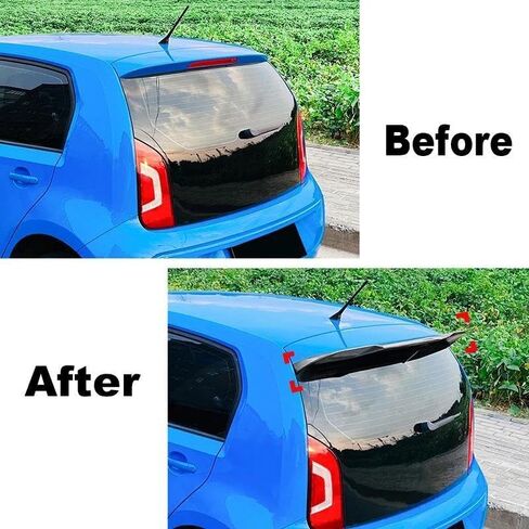 Car Rear Spoilers for Skoda for Citigo 2011+ Rear Roof Spoiler Car Tail Wing Fixed Wind Spoiler Rear Wing Car Decoration Accessories Diffuser in Saudi Arabia
