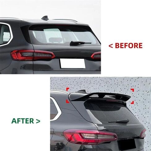 سبويلر الصندوق الخلفي لسيارة BMW X5 G05 2019-2023 سبويلر خلفي للسقف الخلفي وذيل الباب الخلفي الفاصل للشفاه سبويلر تعديل الجناح سبويلر خلفي للسيارة in Saudi Arabia