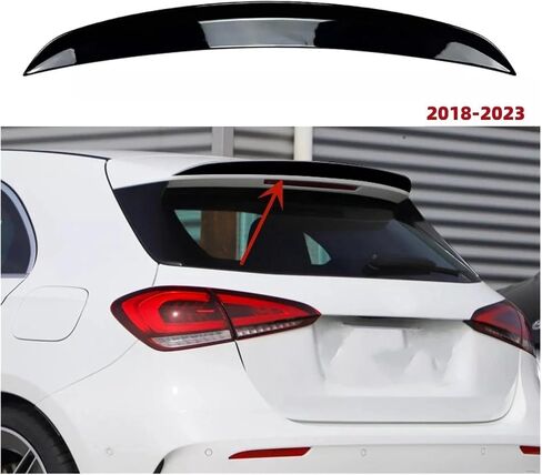 سبويلر خلفي للسيارة A-Class W177 2018-2023 A180 A200 A220 A35 لهاتشباك لـ AMG جناح خلفي للسقف الخلفي أجنحة سيارة ثابتة للرياح سبويلر خلفي للسيارة in Kuwait