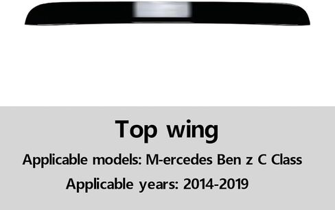 سبويلر سقف لسيارة M-ercedes Ben z C Class W205 C200 C260 C43 C63 AMG 2015-2021، سبويلر خلفي للسيارة سبويلر خلفي للسقف الخلفي، in Kuwait