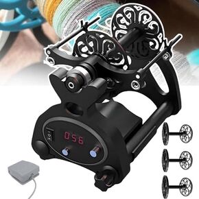 Electric Spinning Wheel Wool Spinner 800rpm Automatic Knitting Yarn Winding Machine for Yarn Weaving/Blending Roving with 3pcs Spools&PedalDigital Display in Saudi Arabia